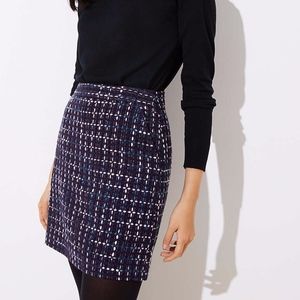 LOFT TWEED MINI SKIRT